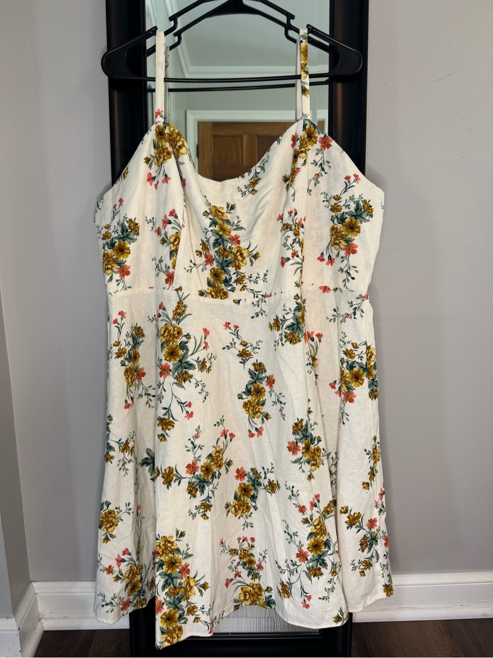Old Navy White Floral Mini Dress